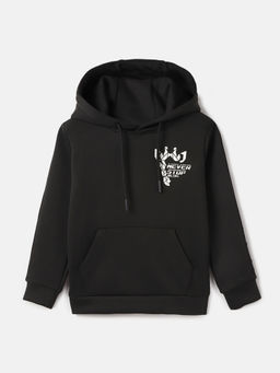 Blue Giraffe - Black Solid Hoodie