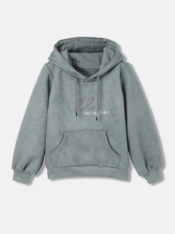 ELLE - Green Typography Hoodie