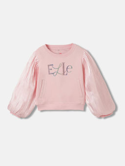 ELLE - Pink Printed Sweatshirt