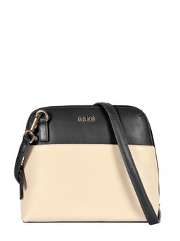 Eske - Vesta Women Black Vanilla Colorblock Sling Bag