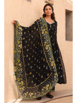 Baise Gaba - Stardust Anarkali - Black (Set of 3)