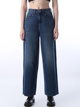 ONLY - Women Solid Straight Blue Jeans