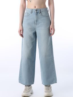 ONLY - Women Solid Straight Blue Jeans
