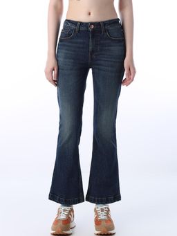 ONLY - Women Solid Flared Blue Jeans
