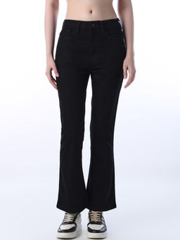 ONLY - Women Solid Flared Black Jeans
