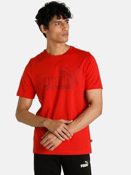 Puma - No. 1 Logo Graphic Men Red T-shirt