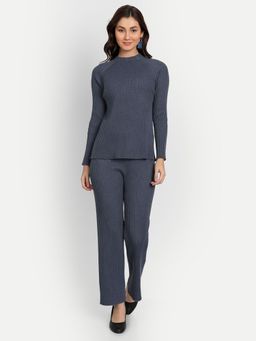 IKI CHIC - Grey Knitted Top and Wide Leg Trouser (Set of 2)