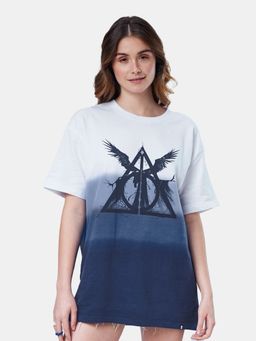 The Souled Store - Harry Potter Deathly Hallows Boyfriend T-Shirt For Womens