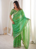 Green color option, Currently selected