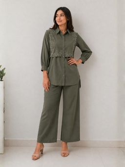 Autumnlane - Drona Herb Embroidery Co-Ord Set