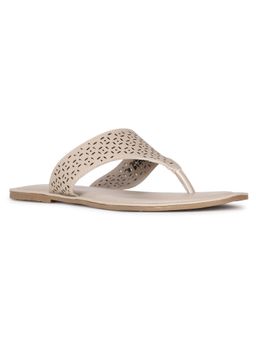 Bata - Detailed Beige Flats