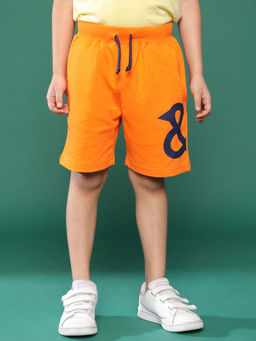 Tales & Stories - Orange Cotton Bermuda for Boys