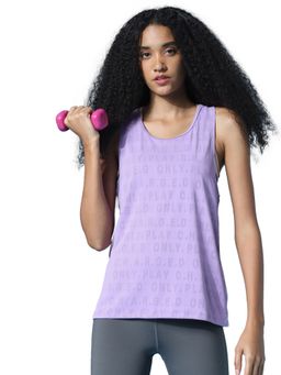 ONLY - Play Women Printed Purple Top