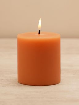 Pure Home + Living - Orange Playful Berries Pillar Candle - Medium