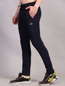 Dpassion - Navy Blue Regular Fit Running Trackpant
