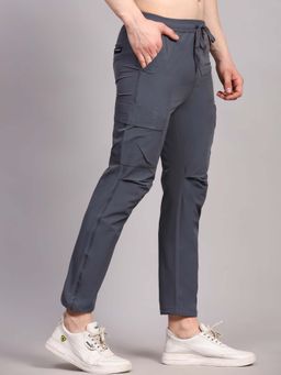 Dpassion - Grey Regular Fit Running Trackpant