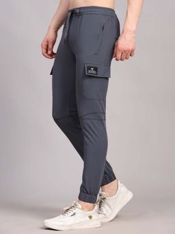 Dpassion - Grey Cargo Style Pocket Joggers