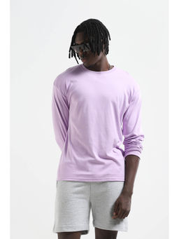 BOYCOTT DENIM - Purple Regular Fit Full Sleeve T-Shirt