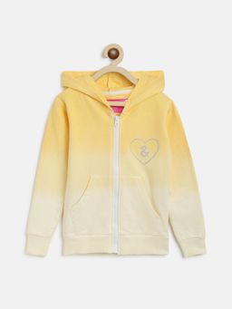 Tales & Stories - Girls Yellow Hooded Jacket