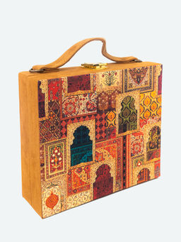 NR by Nidhi Rathi - Printed Multicolor Clutch