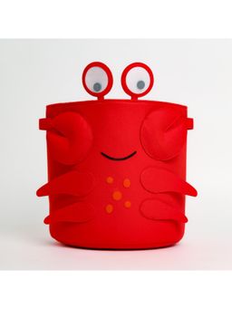 Kiyo Miyo - Red Crab Round Storage Bin