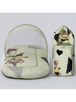 StarAndDaisy - Green 2-in-1 Baby Sleeping Bag with Mosquito Net