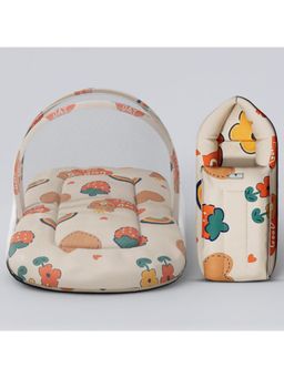 StarAndDaisy - Beige 2-in-1 Baby Sleeping Bag with Mosquito Net
