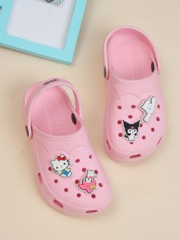 Kidsville - Official Hello Kitty Designed Pink Clogs for Kids Girls