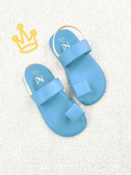 The Madras Trunk - Kids Unisex Sandals Slip-On-Blue