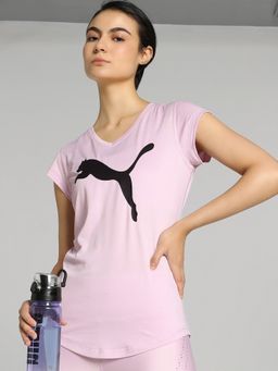 Puma - Train Fav Heather Cat Women Purple T-Shirt