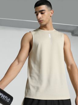 Puma - DriRelease Mesh Men Beige Tank Top