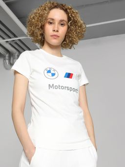 Puma - BMW MMS Essentials Logo Women White T-Shirt