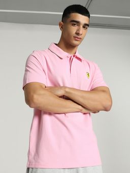 Puma - Ferrari Race Polo Men Pink T-Shirt