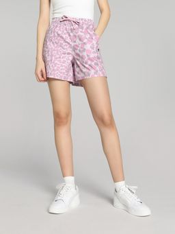 Puma - DOWNTOWN Woven Kitten Women Purple Shorts
