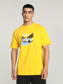 Puma - PL 924 Graphic Men Yellow T-Shirt