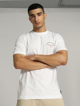 Puma - GRAPHICS PIZZA Men White T-Shirt