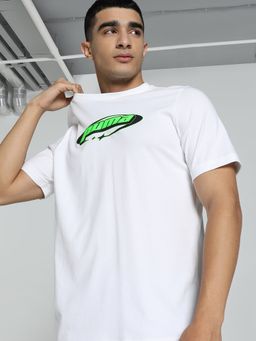 Puma - GRAPHICS 2000's Men White T-Shirt