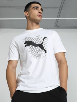 Puma - GRAPHICS Cat Men White T-Shirt