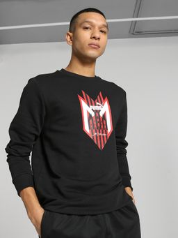 Puma - ACM Ftblicons Crew Men Black Sweatshirt