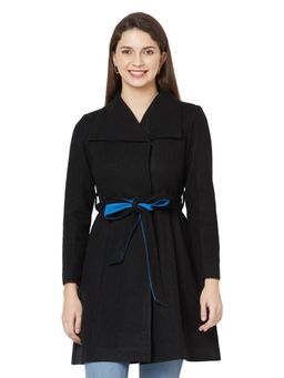 Owncraft - Womens Black Woolen Coat