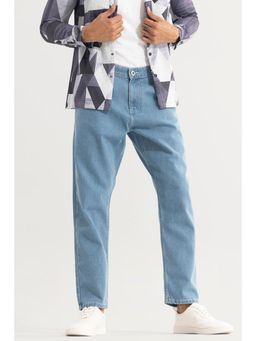 Snitch - Shadow Twill Sky Blue Baggy Jeans