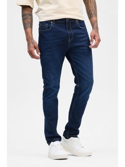 Snitch - Navy Blue Slim Fit Jeans