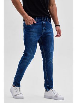 Snitch - Navy Blue Skinny Fit Jeans