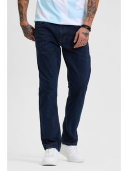 Snitch - Navy Blue Regular Fit Jeans
