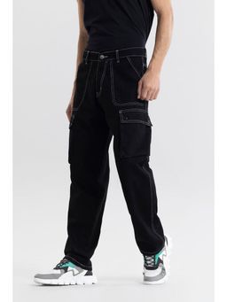 Snitch - Lennox Black Baggy Fit Jeans