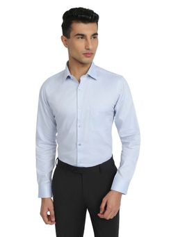 Raymond - Medium Blue Pure Cotton Slim Fit Shirt