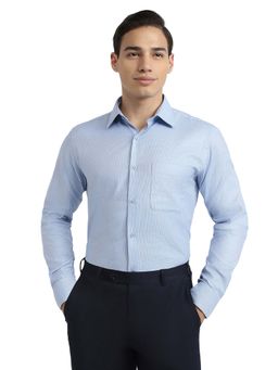 Raymond - Medium Blue Pure Cotton Slim Fit Shirt