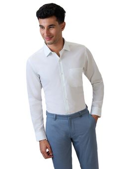 Raymond - Green Pure Cotton Contemporary Shirt