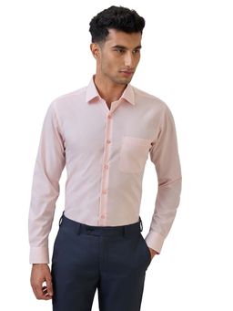 Raymond - Peach Pure Cotton Contemporary Shirt