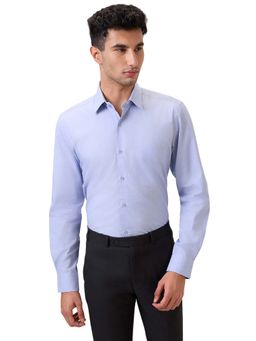 Raymond - Medium Blue Pure Cotton Contemporary Shirt